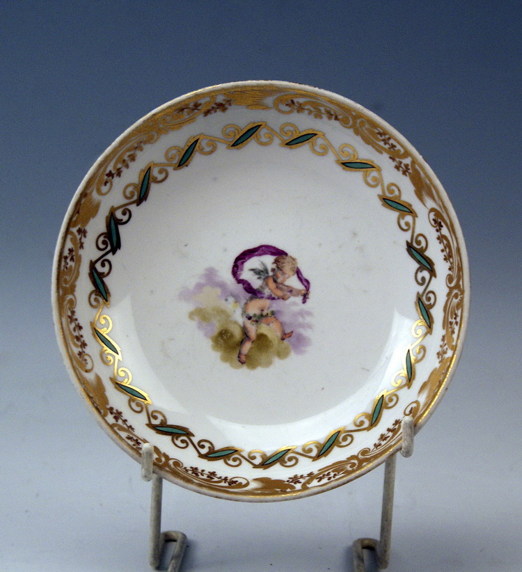 IMPERIAL PORCELAIN VIENNA CUP WITH SAUCER OLD VIENNA CUP WITH SAUCER MADE 1783