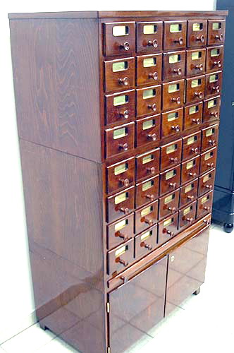 ART DECO CHEST OF DRAWERS CARD INDEX CABINET VIENNA KARTEISCHRANK WIEN 